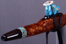 Brazilian Rosewood Burl Native American Flute, Minor, High C-5, #I20L